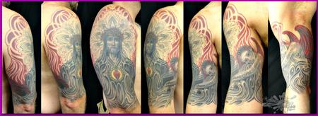 Tattoos - Religious Sleeve - 102292